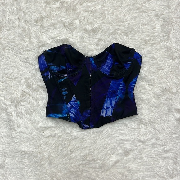 WHITE FOX Can't Stop Dreaming Bustier - Sapphire Morpho - Picture 2 of 5